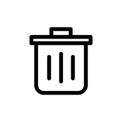 Trash bin icon