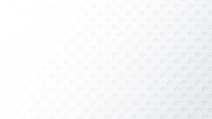 Pattern of many circles, holes or 3d spots on light gray background. Abstract background in 4k resolution.