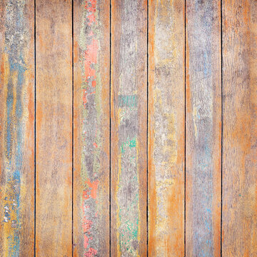 Old wooden wall texture background © prapann