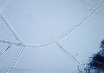 Northern Arctic Aerial Ice Highway City