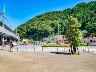 Obraz premium 夏・高尾山・散歩道