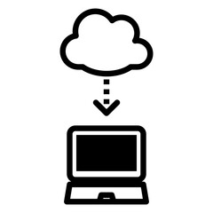 Upload to cloud icon
