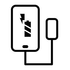 Charging phone icon