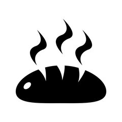 Warm bread icon