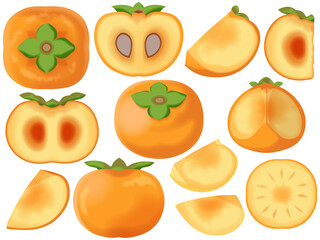 色々な柿