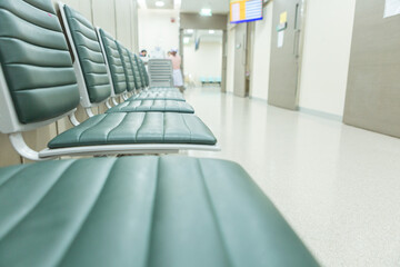 Waiting seats  for patients in the hospital