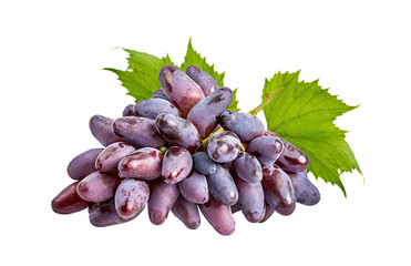 Grapes isolated on white background with clipping path