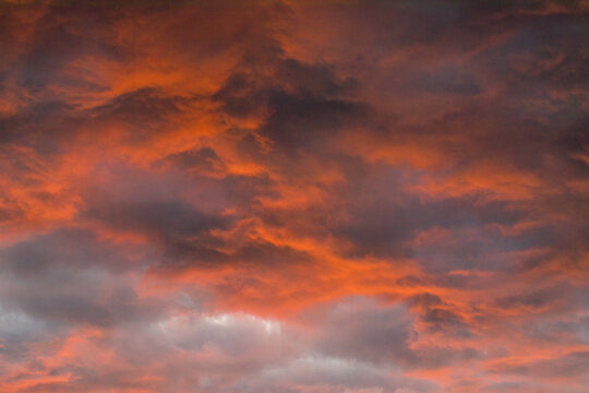 red clouds at sunset © rory