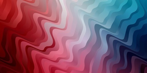 Light Blue, Red vector background with lines. Illustration in abstract style with gradient curved.  Template for cellphones.