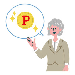 女性　スーツ　シニア　ポイント
