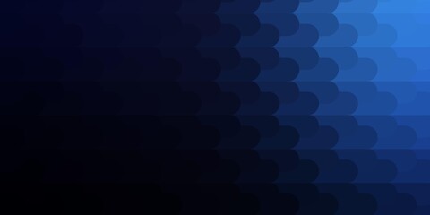 Dark BLUE vector texture with lines. Gradient illustration with straight lines in abstract style. Pattern for websites, landing pages.