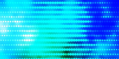 Obraz premium Light Blue, Green vector layout with circles. Abstract decorative design in gradient style with bubbles. Design for posters, banners.