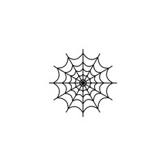 Halloween icon vector symbol of horror isolated illustration white background