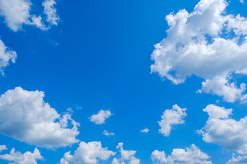 写真素材 真夏の青空と山 背景素材 8月 コピースペース Wall Mural Rummy Rummy