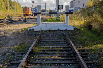 A dead end on the railway. The end of the road.
