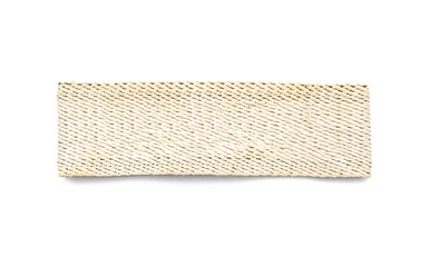 Clothes label on white background