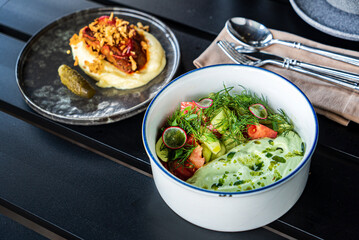  dinner in the luxury restaurant