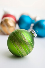 christmas ornament, balls