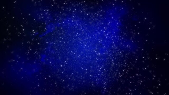 Abstract background blue dark black cosmos space universe with star galaxy spin concept of futuristic connect worldwide global network business digital technology