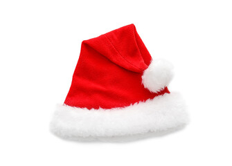 Obraz na płótnie Canvas Santa Claus hat isolated on white