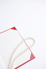 necklace on card