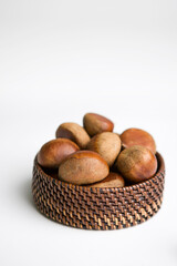 chestnuts in basket