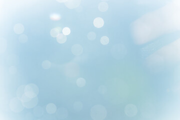 Fantasy Abstract blur blue bokeh of lights colorful sparkle