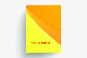 Abstract vector presentation of art poster. Flyer design content background. Design layout template. 