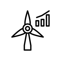 energy investment icon vector illustration