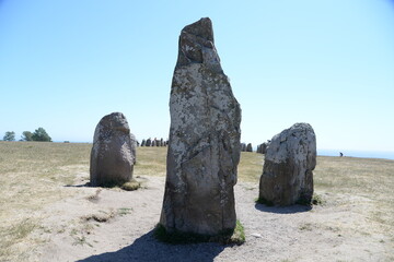 Ales stenar bei Kaseberga, Schweden
