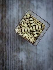 tender summer dessert three chocolates