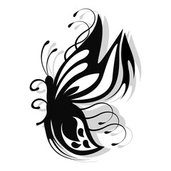 Butterfly Tattoo Design Vector