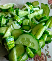 cucumber and onion salad