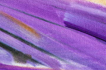 Abstract multi-colored background with oil paint. Hand-made textured background for signage and...