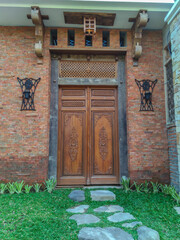 classic Javanese style doors