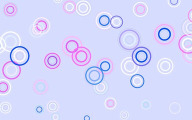 Light Pink, Blue vector backdrop with dots.