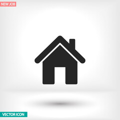 Obraz premium House vector icon , lorem ipsum Flat design
