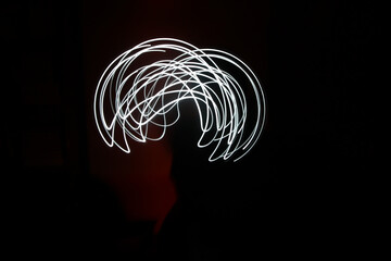 drawing in the dark with light