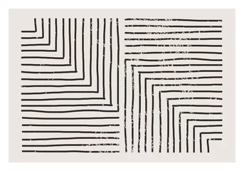 Papier Peint photo autocollant Minimaliste art Composition artistique minimaliste créative abstraite à la mode dessinée à la main