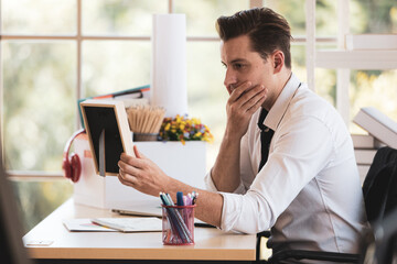 Businessman feels stressed when get fired