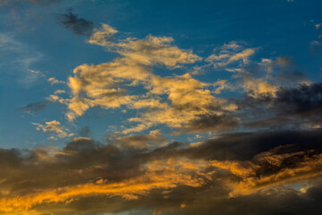 Abendhimmel über der Eifel