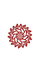 Fototapeta na wymiar flower mandala. very suitable for wall decoration, symbols and more
