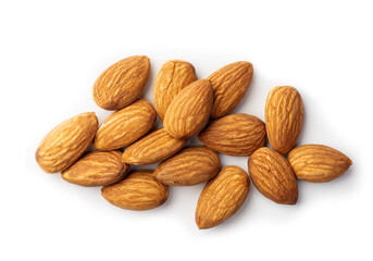 pile of almonds seeds
