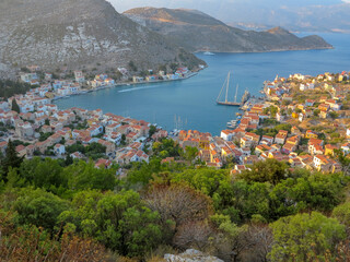 Kastellorizo (Megisti) island in Greece. Beautiful view