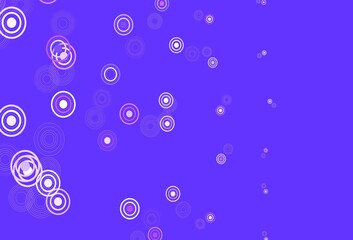 Light Purple, Pink vector background with spots.