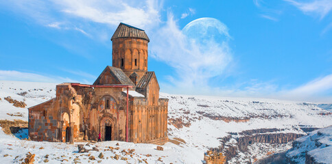 Ani Ruins, Ani is a ruined and uninhabited medieval Armenian city-site situated in the Turkish...