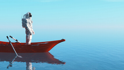 Surreal boat