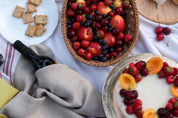 cranberry and blueberry pie