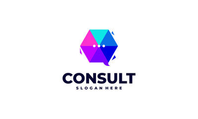 Modern Consulting agency logo template designs