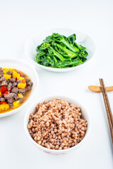 A table of Chinese national dishes